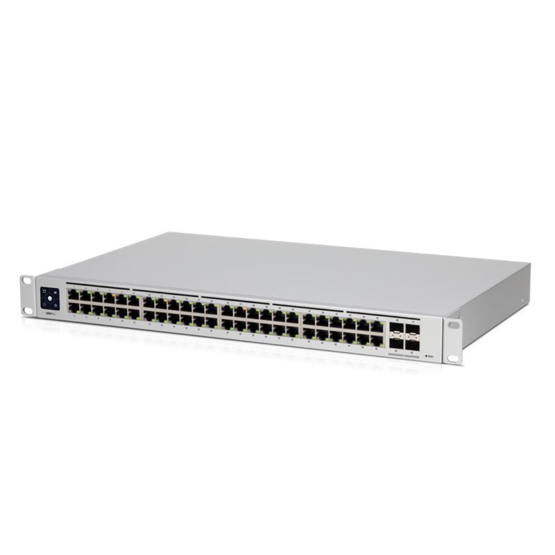 Ubiquiti UniFi 48-Port Managed Gigabit Layer2  Layer3 Switch - 48x Gigabit Ethernet Ports, 4x SFP+ Ports - Touch Display - GEN2,
