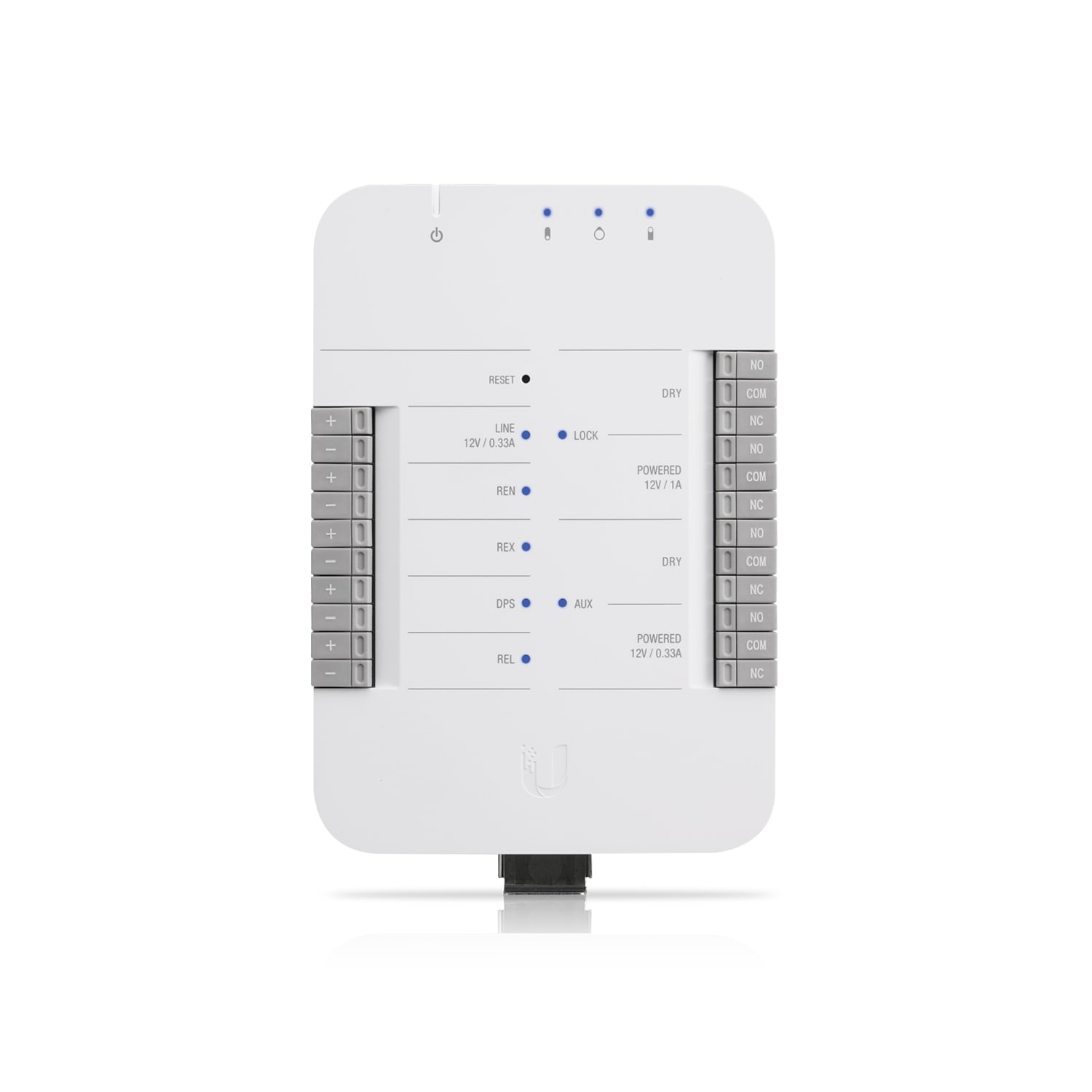 Ubiquiti UniFi Access Door HubSingle Door Entry MechanismPoE Power,Support UA-LITE UA-PRO,Four Inputs 12v Dry Relays for Most Door Lock