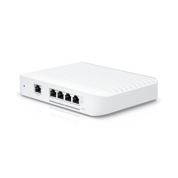 Ubiquiti UniFi Switch Flex XG - Layer 2 Switch with (4) 10GbE RJ45 Ports and (1) GbE, 802.3at PoE+ RJ45 Input,