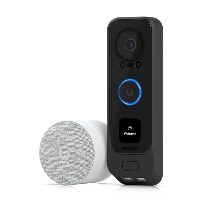 EOL - Last Stock - Ubiquiti UniFi Protect G4 Doorbell Pro PoE Kit,5MP CMOS Camera,Night Mode IR Up To 20ft,PoE Power, Incl PoE Chime,WeatherProof IPX4