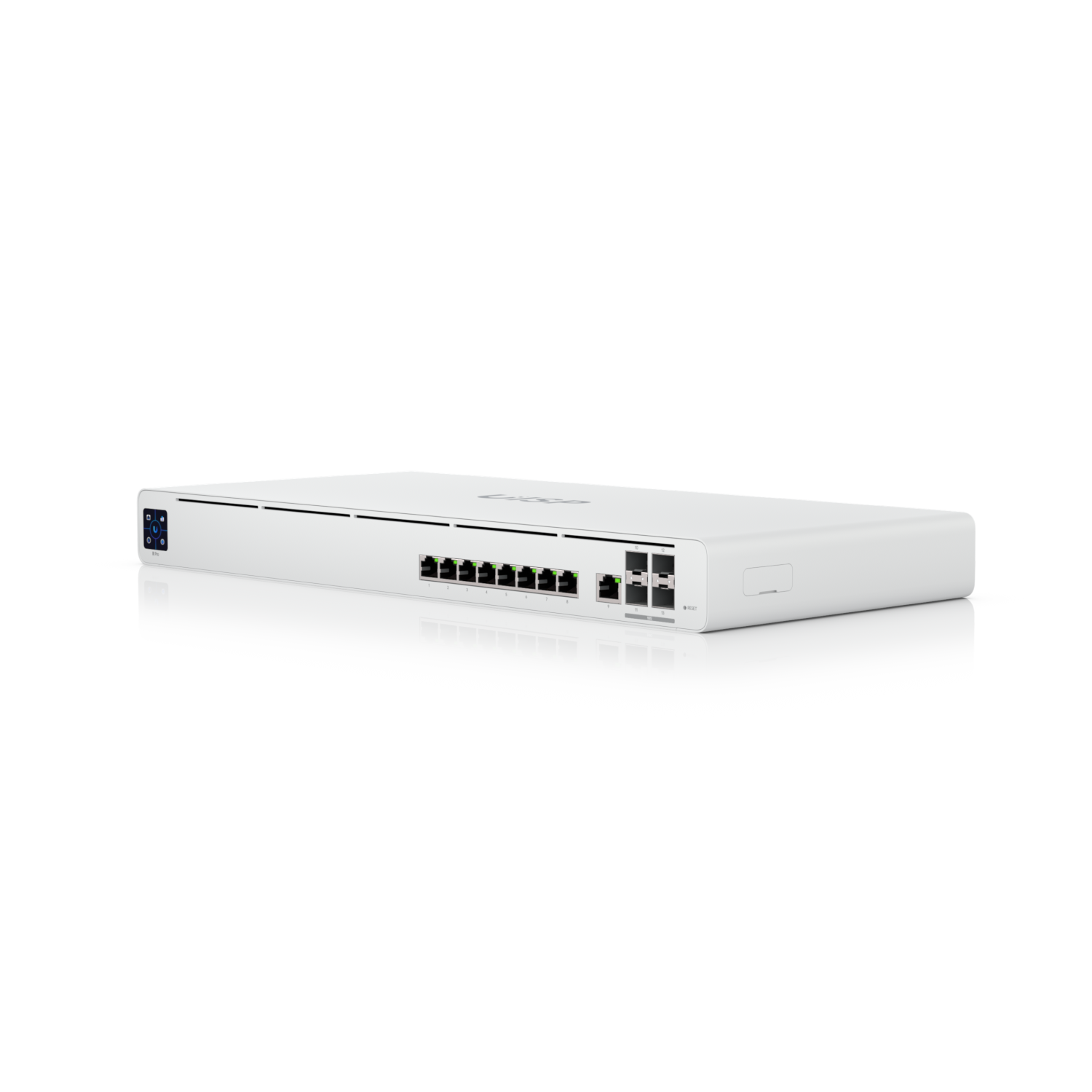 Ubiquiti UISP Router Professional, (9) GbE RJ45 ports, (4) 10G SFP+ ports, Integrated Layer 2 Switch,  Up to 9,500 Mbps NAT Throughput,