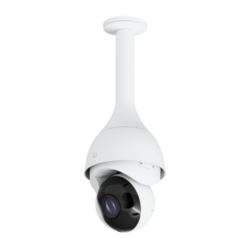 Ubiquiti AI PTZ Precision Pendant Mount, White, Pendant-Style Mount With 1.5" NPS Threaded Connector, Suspending  AI PTZ Precision.
