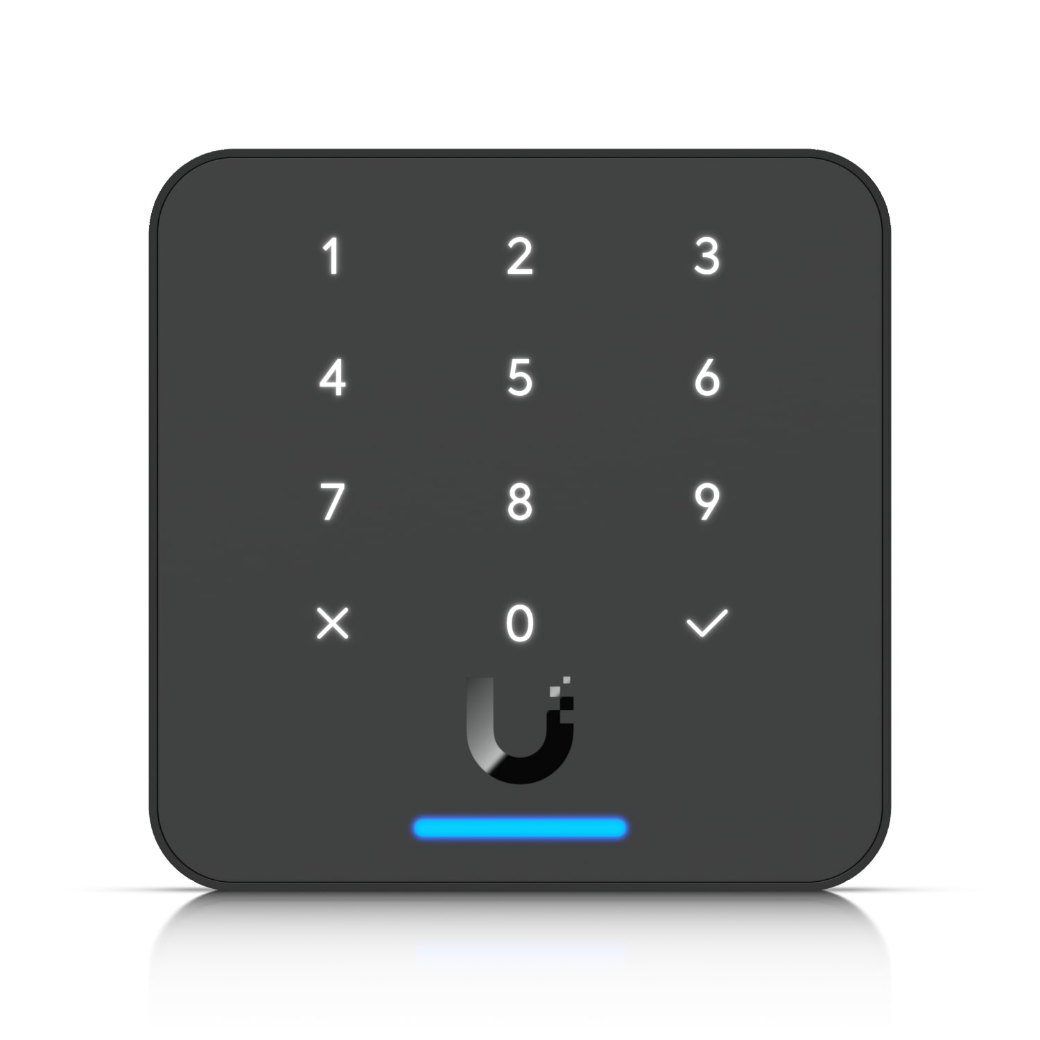 Ubiquiti Reader Flex, Black,Third-generation NFC Card Reader With A Keypad Apple Touch Pass Support, Outdoor IP55, Power via POE
