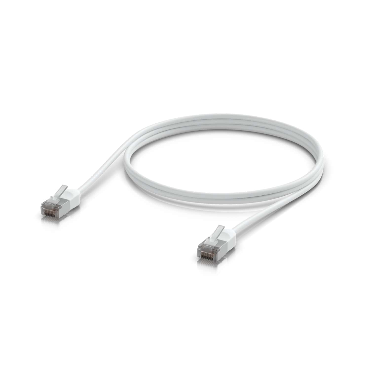 Ubiquiti UniFi Premium Patch Cable Outdoor, 1M, White, Ultra-thin, Rugged, Shielded Patch, Designed Optimized, For 10 GbE Networking,