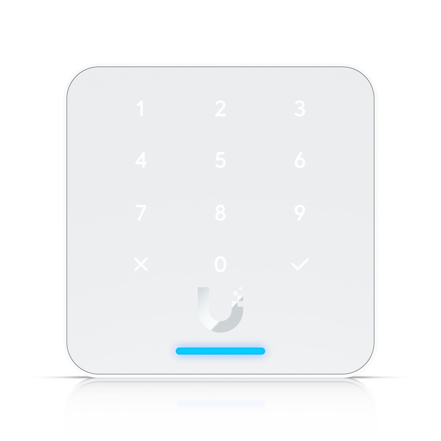 Ubiquit Reader Flex, White ,Third-generation NFC Card Reader With A Keypad  Apple Touch Pass Support, Outdoor IP55, Power via POE