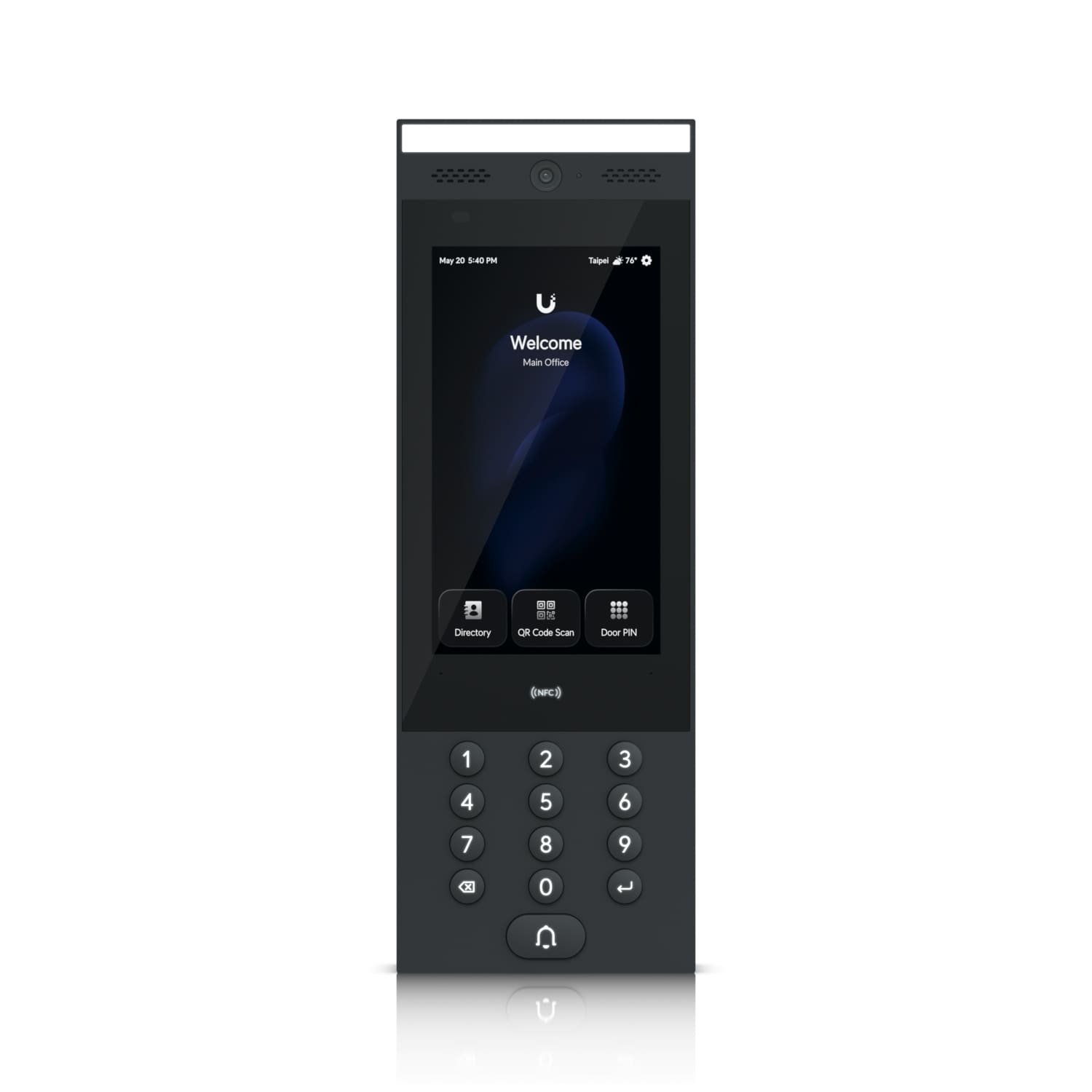 Ubiquiti G3 Intercom, Indoor/Outdoor Intercom Terminal For Managing Residential Commercial Building Entry Requests With Touch Pass Support