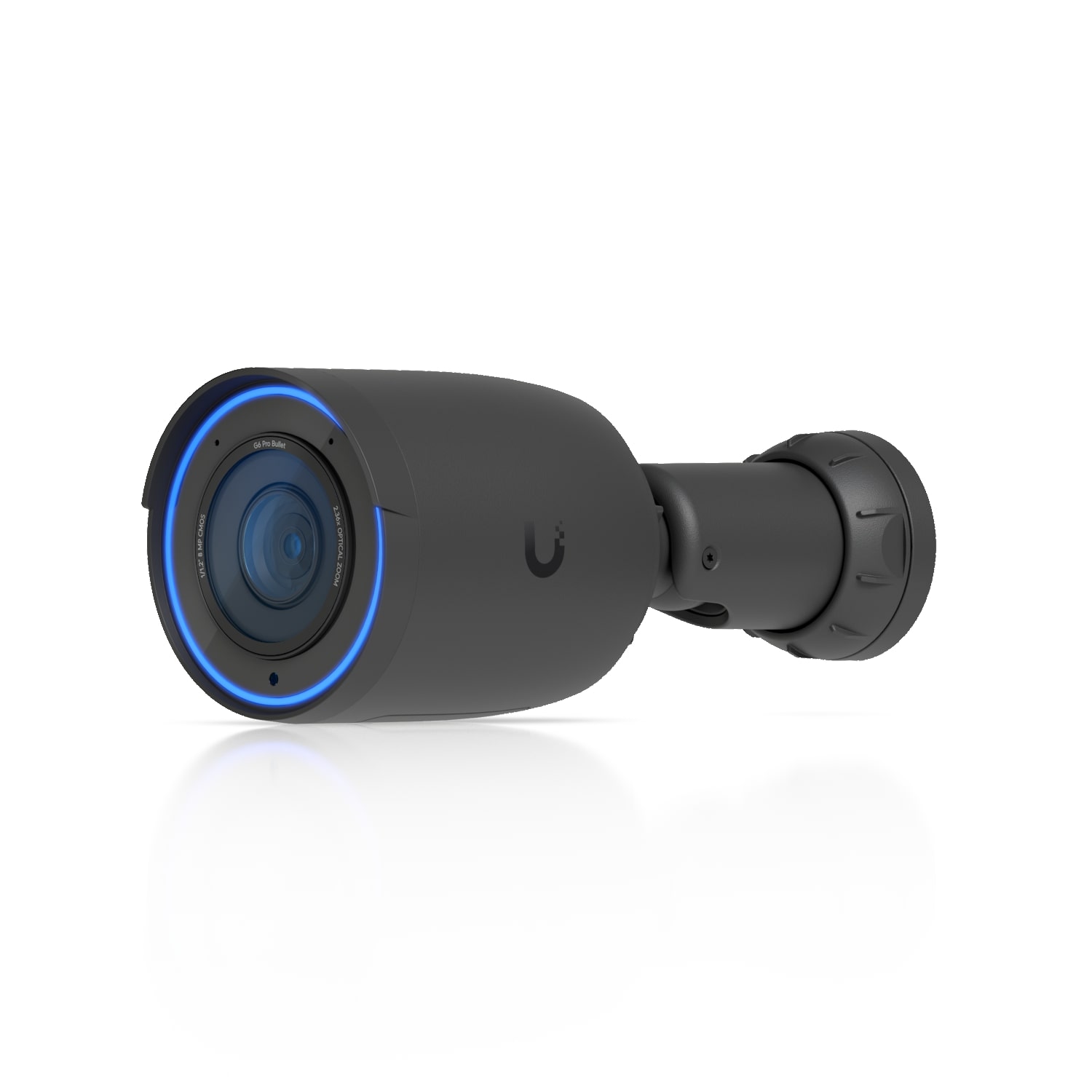 Ubiquiti G6 Pro Bullet,Black All-Weather 4K PoE+ Camera, Multi-TOPS AI Engine, 2.36x Optical Zoom, Large 1/1.2"CMOS Sensor, Long-Range IR Night Vision