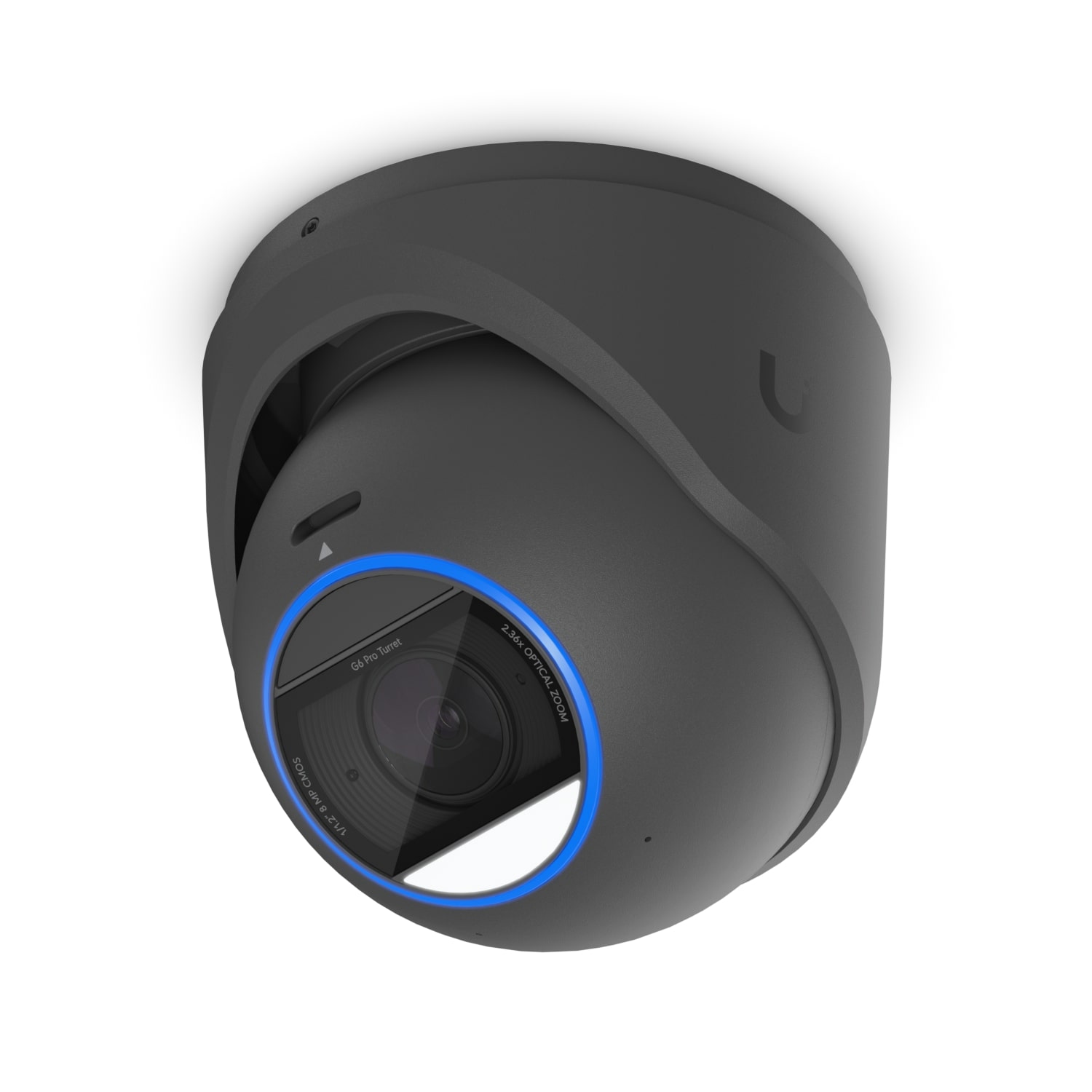 Ubiquiti  G6 Pro Turret, Black, All-Weather Tamper-Resistant 4K PoE+Cam, AI Engine, 2.36x Optic Zoom,1/1.2"CMOS, Light Clarity,L-Range IR Night Vision
