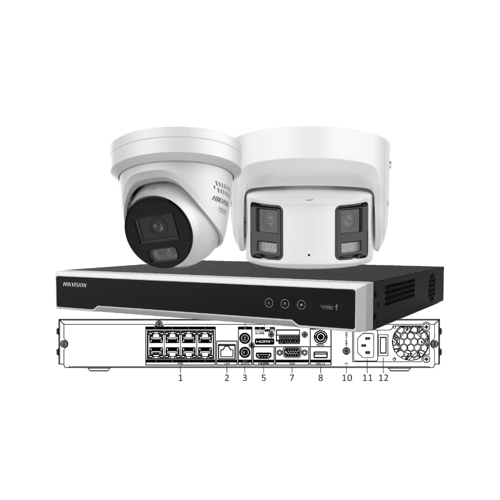 Hikvision 8MP "Zero Blind Spot" Starter Kit