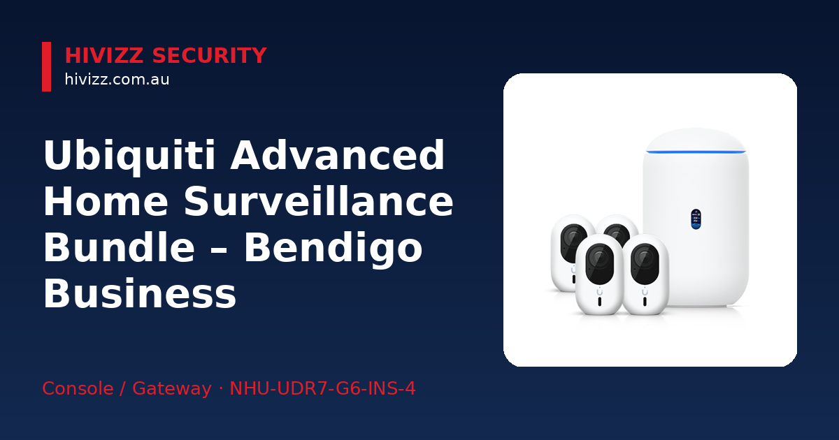 UUbiquiti Advaced Home Surveillance Bundle — Ubiquiti Advanced Home Surveillance Bundle – Bendigo Business