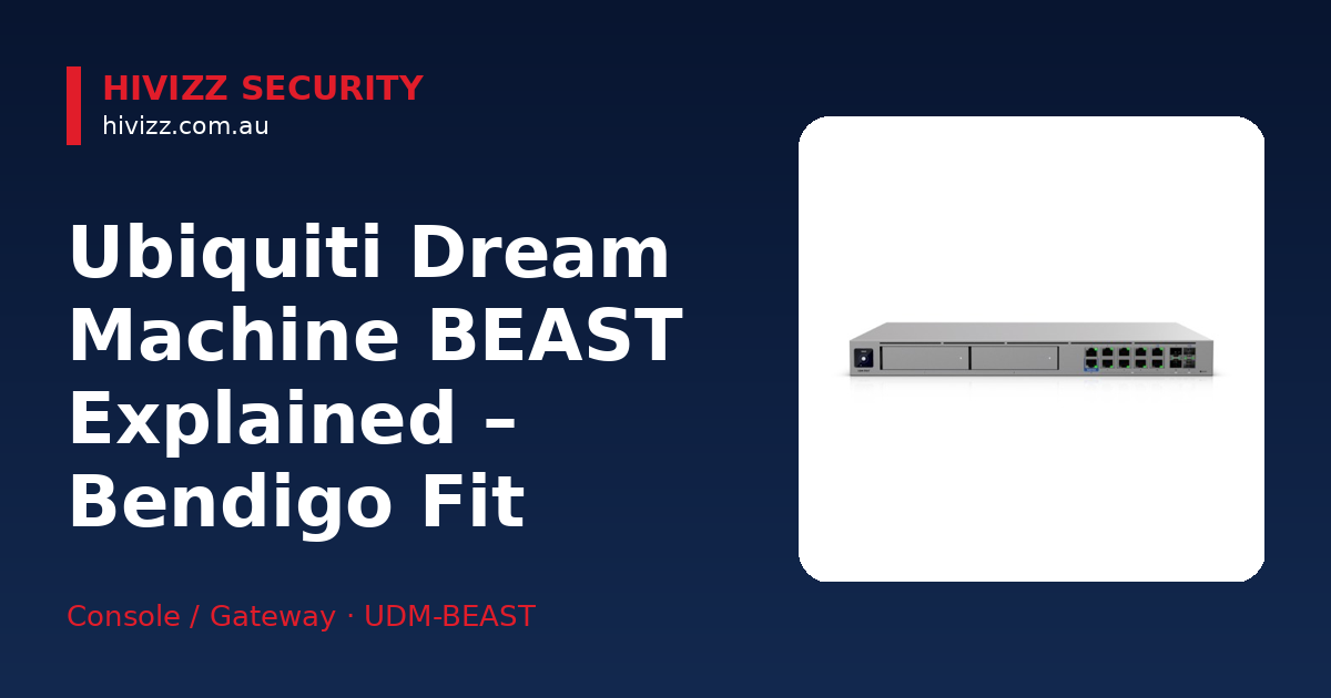 Ubiquiti Dream Machine BEAST — Ubiquiti Dream Machine BEAST Explained – Bendigo Fit